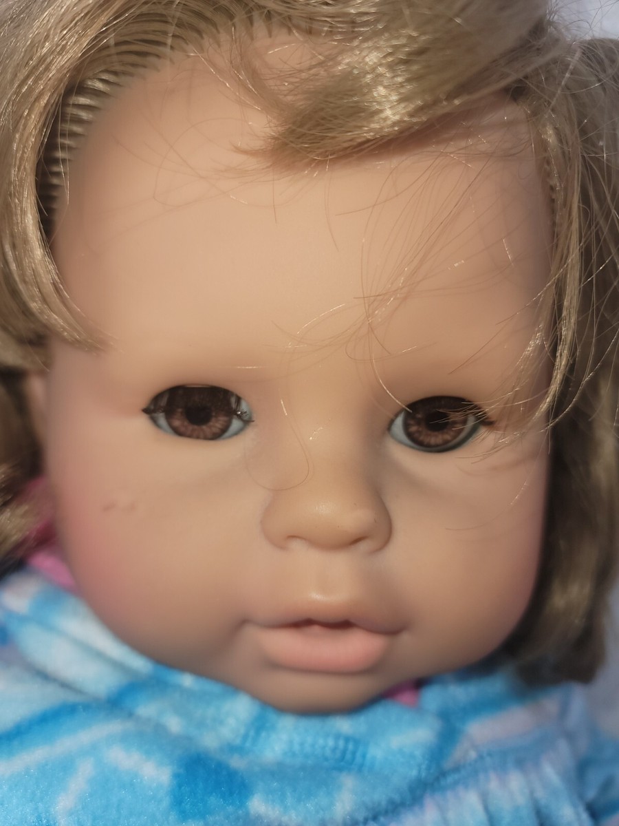 Vintage Zapf Toddler/baby Girl Doll Brown Eyes Z65/20 About 24