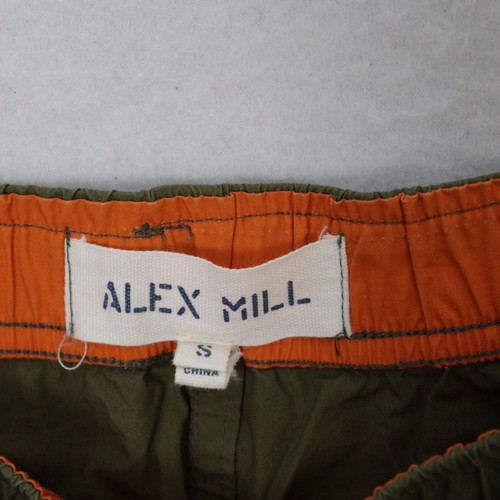 Alex Mill Chino Shorts Sz Small Drawstring Waist Green Lightweight Minimalist - Picture 2 of 8