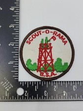 1970's Original BSA Boy Scouts of America Scout-O-Rama Embroidered Patch