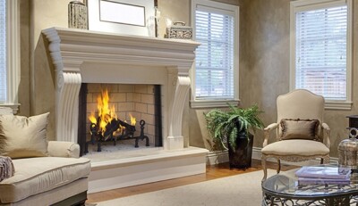 Superior 42'' Georgian Wood Burning Masonry Fireplace, WRT6042