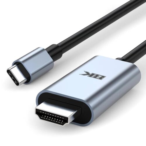 USB C to HDMI 2.1 Cable 6.6FT/2M, 8K USB Type C to HDMI Cord High Speed 48Gbp...