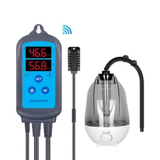 Digital WiFi Hygrostat Humidity Control + Reptile Foggers Humidifier Fog Mister 