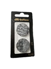Vintage Dill Buttons Marble Pattern 272 Size 1” (25mm)