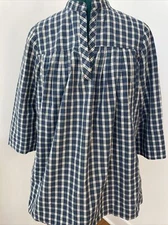 A.P.C. classic checkered smock