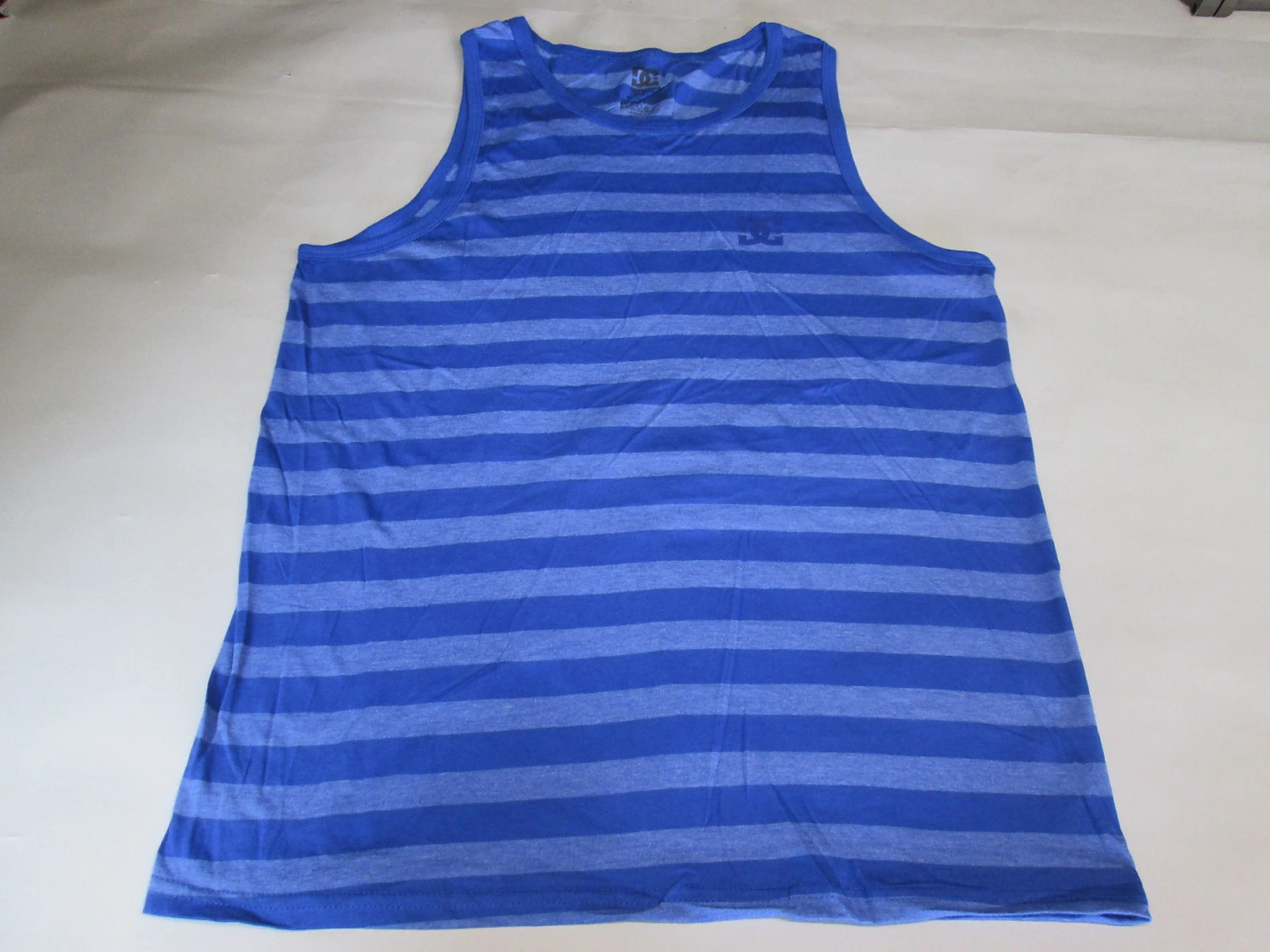 Mens Genuine DC Casual Fashion Skate bmx tank tee vest S M L XL XXL blue DC136