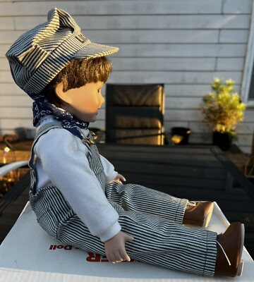 Vintage 2000 Danbury Mint LIONEL TRAINS Porcelain Collector Doll
