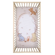 Lambs Ivy Disney Baby Pooh Bear Pals Photo Op Cotton Baby Fitted Crib Sheet