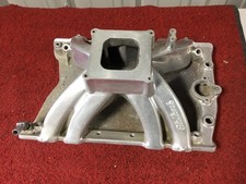 Used Edelbrock 2810 Victor Oldsmobile Olds 400 425 455 Polished Intake Jet Boat