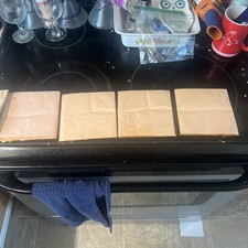 23 Kt imitation Gold Leaf 4x25 Sheets 5.5X 5.5 And 3x25 Silver Leaf 5.5x5.5