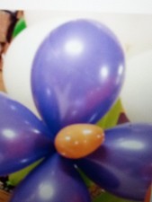 Qualatex 200 11" Peral White 11"Purple Violet 2nd's Slight RunU- Pic Colors