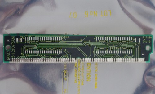 Cubig MAC 256KVRAM 256KB 80ns VRAM 68-pin SIMM - Macintosh LC II - Afbeelding 2 van 2
