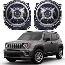 LED Scheinwerfer Laufendes Licht Hochstrahl DRL für Jeep Renegade 2015-2022