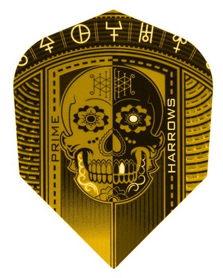 3 x HARROWS DART FLIGHTS / GOLD PRIME  / Flügel Darts Darten Profi Performance