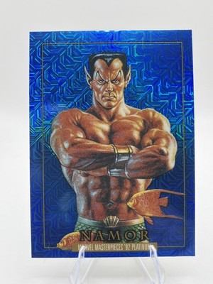 Namor Blue Traxx - Marvel Masterpieces '92 Platinum