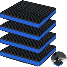 4P Anti Vibration Pads 6'' X X 7/8" Sound Isolation 6" - 4 Pcak 