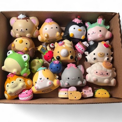 HUGE Smooshy Mushy Lot! Squishy Stress Toys Kawaii Animal Keychain 2017