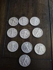 Silver Walking Liberty Half Dollar Coin Lot 10 Various Dates 90% Junk Silver
