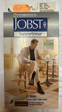 New Jobst knee-high socks For Men 8-15 Khaki