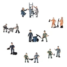 25 Pieces Figures of Worker People Model of People for