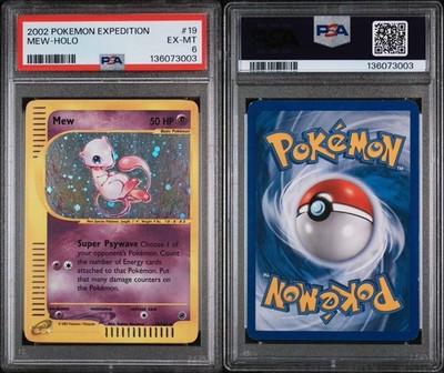 Pokémon Expedition Mew Holo 19/165 | PSA 6 | eBay