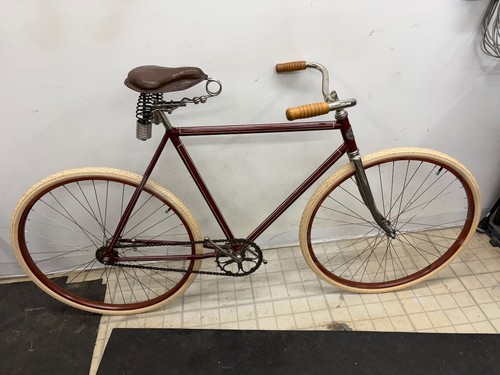 Franklin Antique Turn of Century Bicycle Restored Display Piece 1900's
