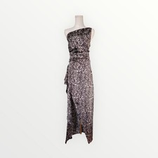 Urban Outfitters DRESS FORUM Animal Print Maxi Dress Size M NWT