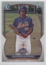 2023 Bowman Chrome Prospects Refractor 400/499 Daiverson Gutierrez #BCP-154 1k9t