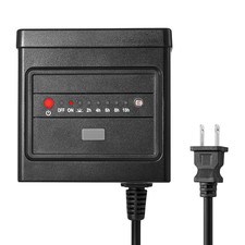 60W Low Voltage Landscape Transformer, Timer Photocell, 120V to 12V