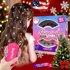 Diamond Styling Tools Hair Gems Styling Set 360 Colorful Gemstones - Set Of 2