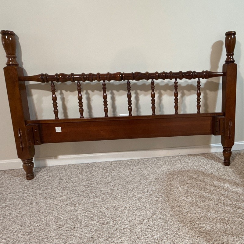 American Drew Solid Cherry Spindle Headboard - Great condition