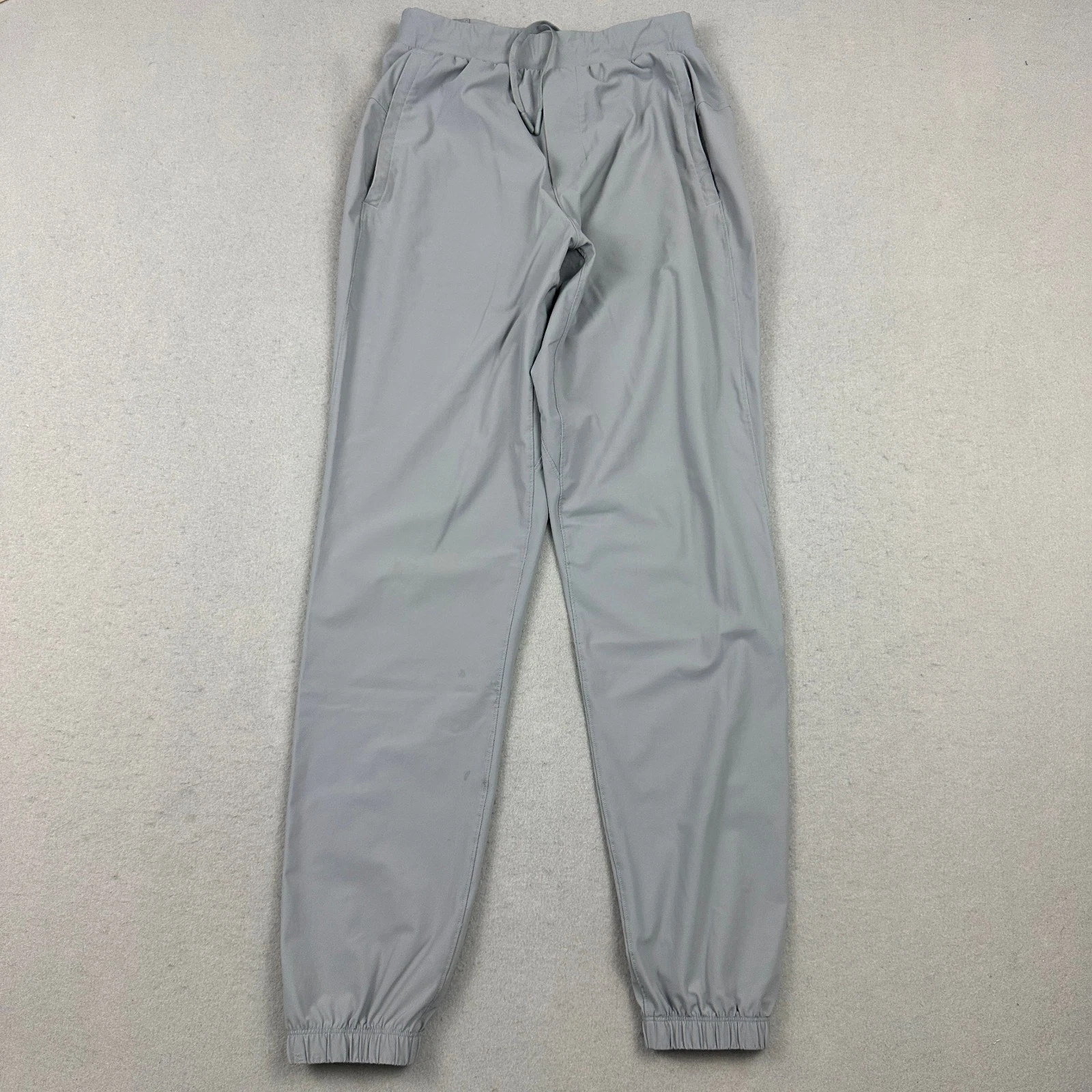 Lululemon Pants Men XS Gray Sollid Surge Jogger Stretch Running Quick Dry *