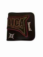 Metallica 24 CD Holder Wallet Zippered Rare Embroidered Red Load ReLoad Bioworld