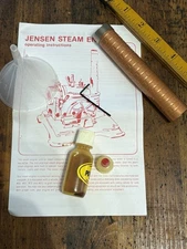 Original Smokestack  Oil And Instructions JENSEN STEAM ENGINE MODEL