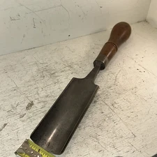 Great Vintage 1882 2” Inch Gouge Chisel Wood Working Tool Unknown Maker