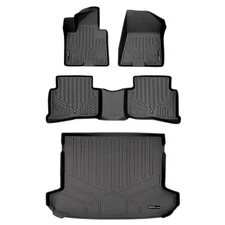 SMARTLINER A0244/B0206/D0244 2-Row Floor Liner +Behind Second Row Cargo Liner