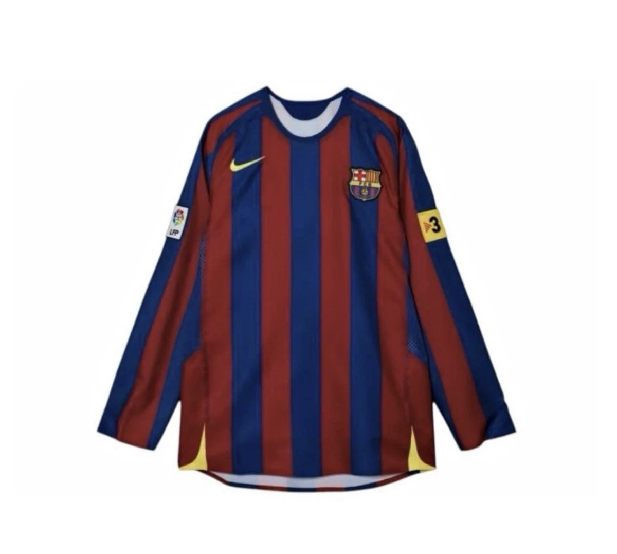 Size Medium - Nike FC Barcelona BLANK 2005-06 Reissue Jersey