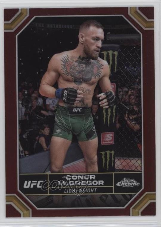 2024 Topps Chrome UFC Magenta Refractor Conor McGregor #49 6q5