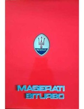 ▄▀▄ Dépliant MASERATI BITURBO 180CV (Français) ▄▀▄