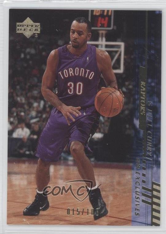 2000-01 Upper Deck Gold UD Exclusives 15/100 Dell Curry #163 0o9