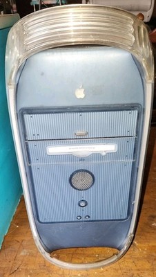 VTG Power Mack G4 Apple Desktop Computer Tower As IS PArts Repair Powers Up