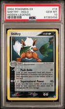 2004 Pokemon EX Shiftry Holo Hidden Legends PSA 10 GEM MT #14 Low Pop 46 Card
