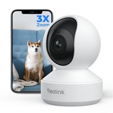 REOLINK 4K Indoor Camera, 3X Optical Zoom, DualBand WiFi 6, E1 Zoom