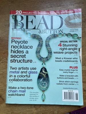 Bead & Button US magazine beading jewellery making June 2007 Glass artists
