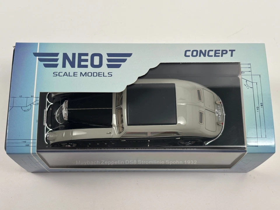NEO SCALE MODELS 1:43 - MAYBACH ZEPPELIN DS8 STROMLINIE SPOHN 1932 - #46360 - Photo 2/4