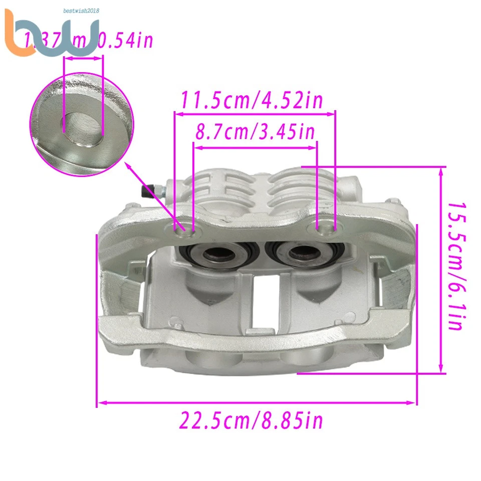 Задние тормозные суппорты для Cadillac Escalade Chevrolet Tahoe GMC Yukon 2000-2007 - Изображение 2 из 4