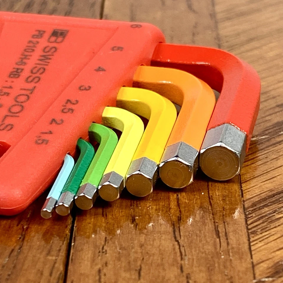 PB Swiss Tools ~ PB 210.H-6 RB Sechskantschlüssel-Set ~ 7-teilig metrisch Rainbow 1,5-6 mm - Bild 4 von 4