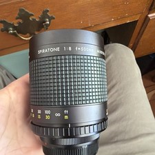 Spiratone 500mm f8 Mirror Macro Lens Plura coat m42 pentax screw mount