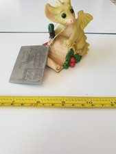 Pocket Dragons Figurine DEAR SANTA 1994 C/w Limited Edition Medallion Unboxed