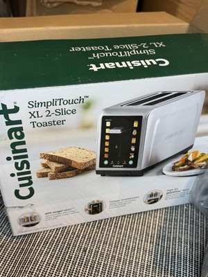 Cuisinart SimpliTouch XL Stainless Steel 2-Slice Toaster Color Touchscreen