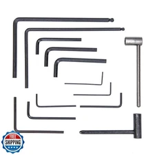 Tutuxio 13pcs Guitar Allen Wrench Set, Includes 7mm and 8mm Truss
